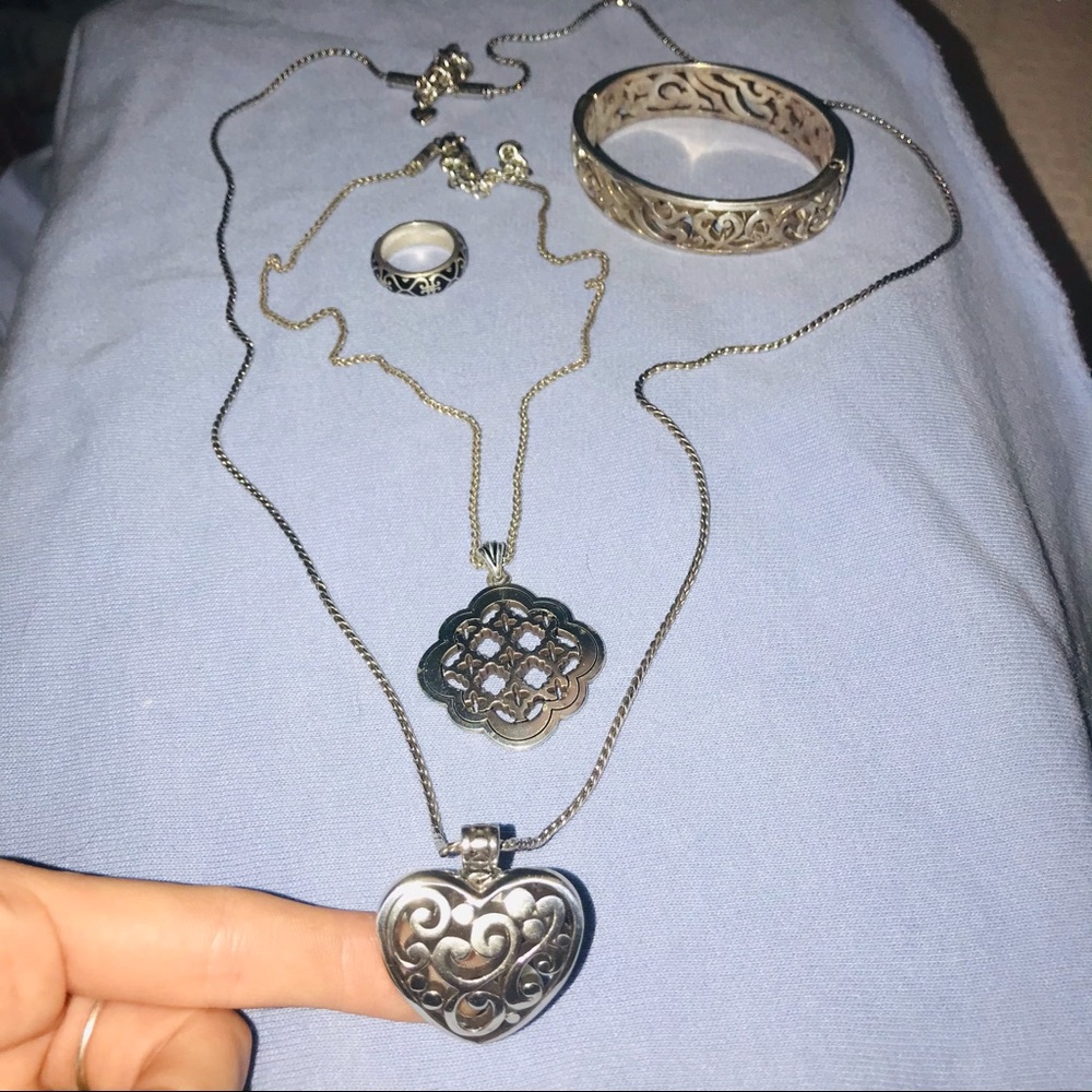 BRIGHTON SILVER JEWELRY SET